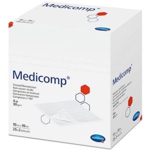 Γάζα μη Υφασμένη Medicomp® Hartmann 7.5x7.5cm 100 τεμάχια