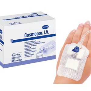 Αυτοκόλλητο Επίθεμα Στερέωσης Βελόνης Cosmopor I.V. Hartmann 8x6cm 50 τεμάχια