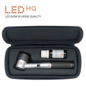 Σετ Δερματοσκοπίου Heine mini 3000® LED με Φακό Επαφής με Κλίμακα Μέτρησης