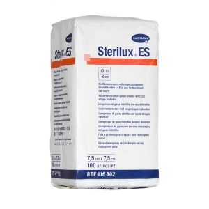 Γάζα μη Αποστειρωμένη 13 Κλωστών Sterilux ES Hartmann 7.5x7.5cm 100 τεμάχια