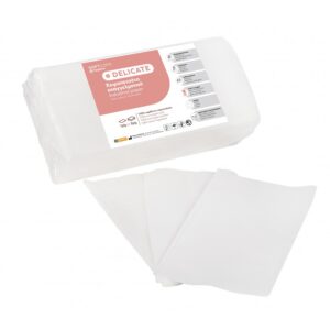 SoftCare Delicate Χειροπετσέτα Ζικ-Ζακ Λευκή 21 x 25 cm