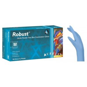 Γάντια Εξεταστικά Νιτριλίου Aurelia Robust 100 τεμάχια
