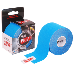 Tape Κινησιοθεραπείας / Επίδεσμος Nasara Plus 5mx5cm Μπλε