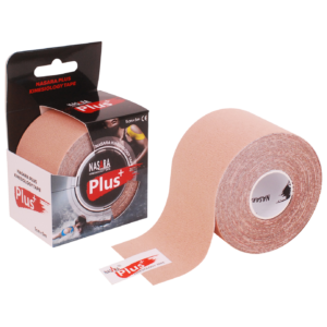 Tape Κινησιοθεραπείας / Επίδεσμος Nasara Plus 5mx5cm Μπεζ