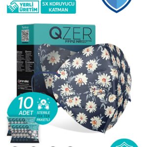 Μάσκα Υψηλής Προστασίας FFP2/N95 QZER Mountain Daisy | 10τμχ