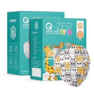 Παιδική Μάσκα Υψηλής Προστασίας FFP2/N95 QZER Cats | 10τμχ