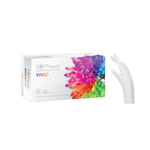 Γάντια Εξεταστικά Νιτριλίου Vivid Λευκό (Κουτί 100τμχ)